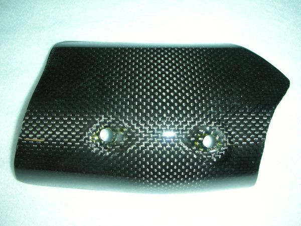 CARBONVANI - DUCATI 848 / 1098 & 1198 CARBON FIBER EXHAUST COLLECTOR GUARD (2007-13) CARBONVANI - DUCATI 848 / 1098 & 1198 CARBON FIBER EXHAUST COLLECTOR GUARD (2007-13)