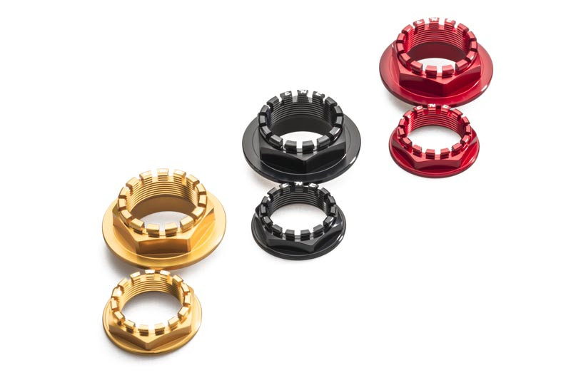 CNC Racing Small Rear Wheel Axle Nut Set for Ducati CNC Racing Small Rear Wheel Axle Nut Set for Ducati