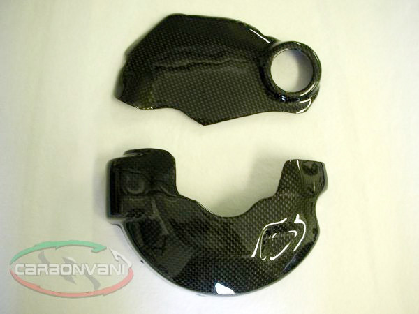 CARBONVANI - DUCATI STREETFIGHTER CARBON FIBER ENGINE COVER SET WITH HOOK ATTACHMENT CARBONVANI - DUCATI STREETFIGHTER CARBON FIBER ENGINE COVER SET WITH HOOK ATTACHMENT