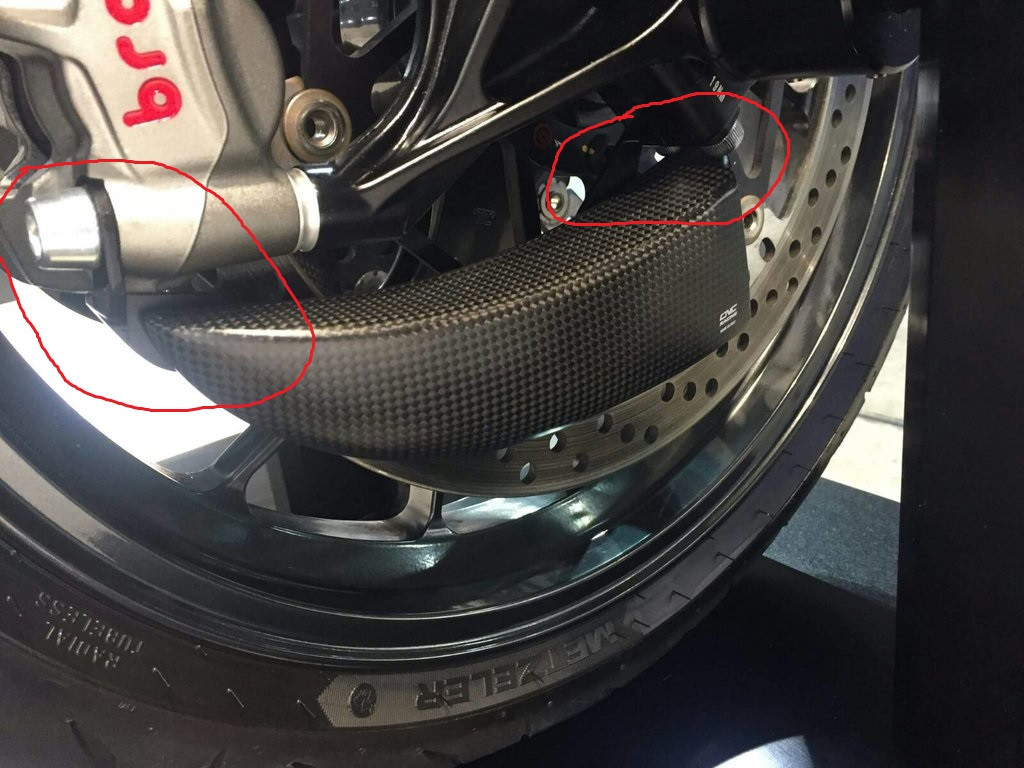 CNC Racing Mounting kit for Carbon Fiber GP Racing Front Brake Rotor