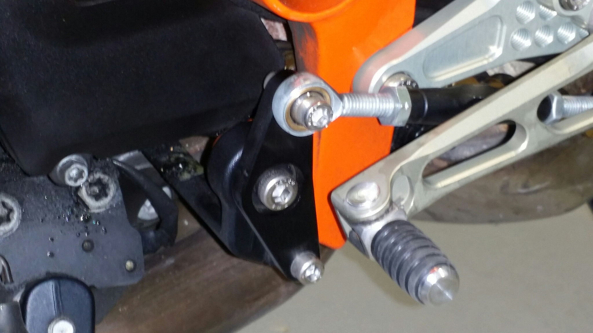 Attack Performance Rearsets For KTM 1290 Super Duke (2014+)