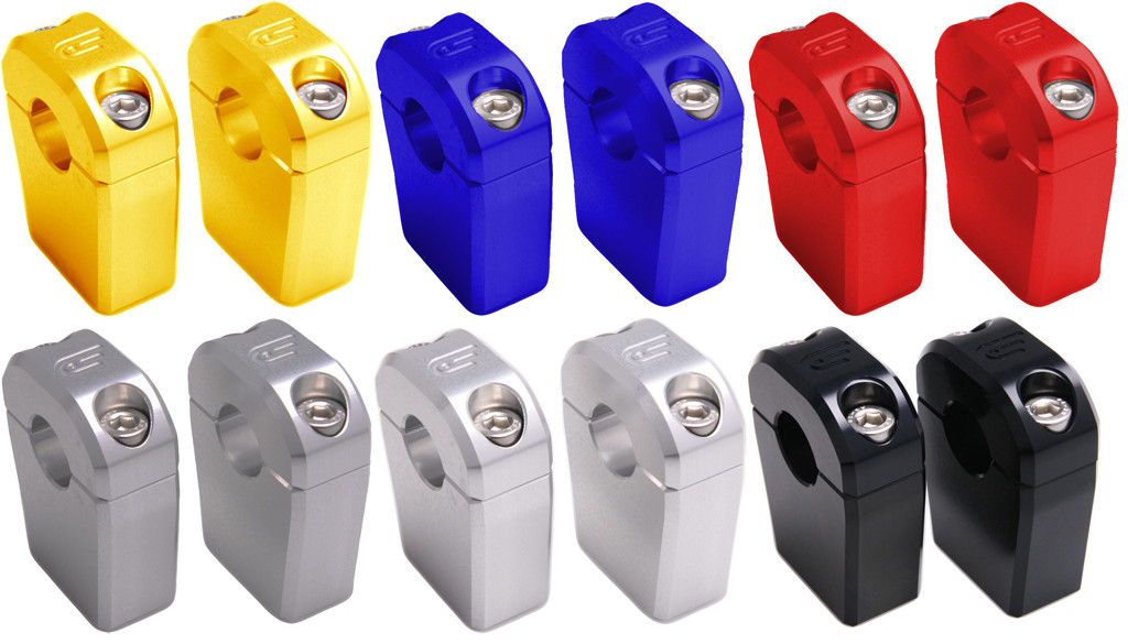 Oberon Short Handlebar Risers for Kawasaki Z1000, ZRX1100 and ZRX1200