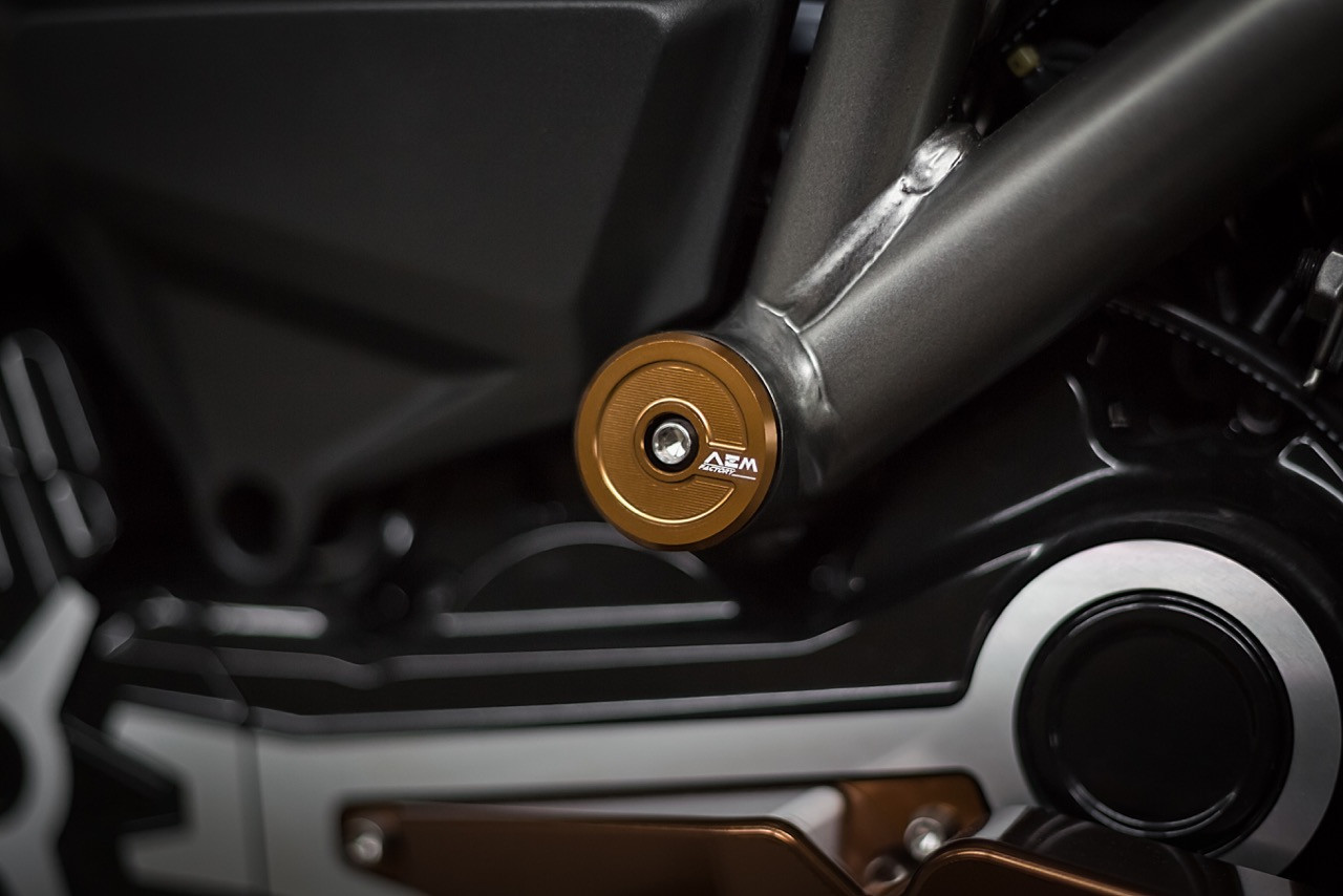 AEM Factory - Billet Frame Plug kit for the XDiavel and Diavel 1260 AEM Factory - Billet Frame Plug kit for the XDiavel and Diavel 1260