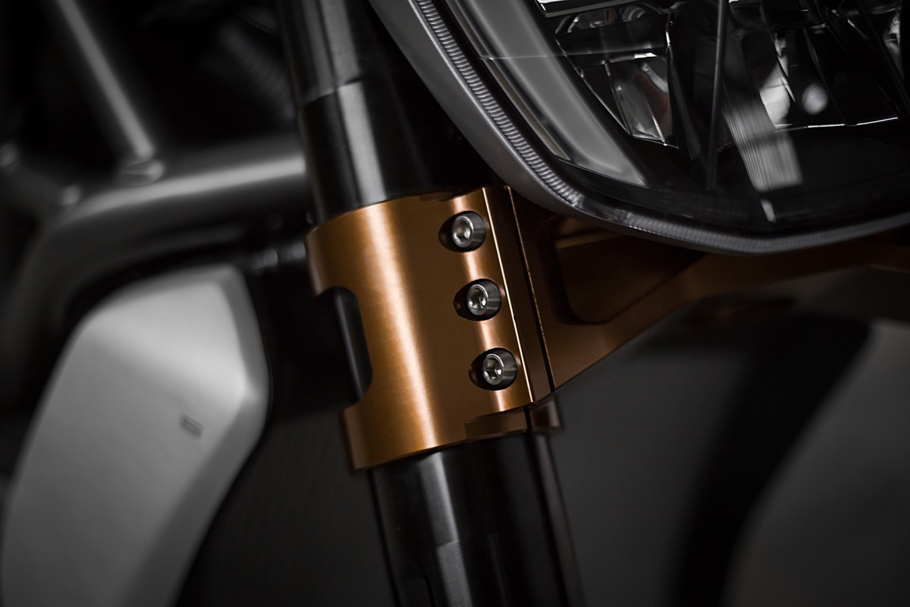 AEM Factory Billet Triple Clamp kit for the Ducati XDiavel with Riser