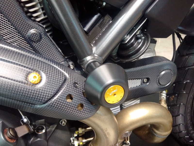 CNC Racing Frame Sliders for Ducati Scrambler CNC Racing Frame Sliders for Ducati Scrambler