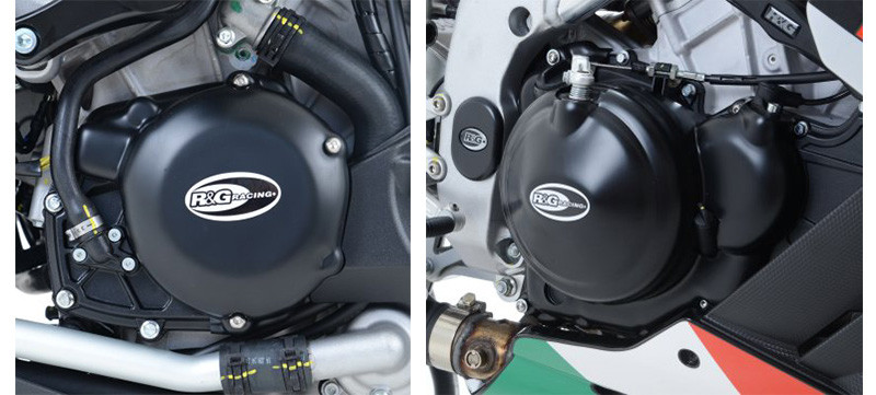 R&G Racing Series Engine Case Cover Kit for Aprilia RSV4 RR '15 & RSVF RF '15 Pair R&G Racing Series Engine Case Cover Kit for Aprilia RSV4 RR '15 & RSVF RF '15 Pair
