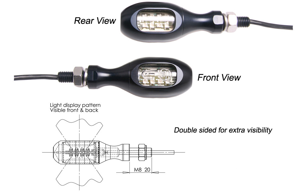Oberon Mini LED Turn Signals Oberon Mini LED Turn Signals