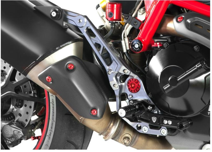 CNC Racing Adjustable Rearsets For Ducati Hypermotard / Hyperstrada 821