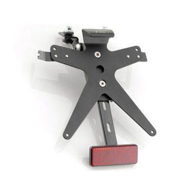 Rizoma EURO Spec License Plate Support For Rizoma FOX, OUTSIDE, and SIDE ARM Fender eliminators - Universal - PT061B Rizoma EURO Spec License Plate Support For Rizoma FOX, OUTSIDE, and SIDE ARM Fender eliminators - Universal - PT061B
