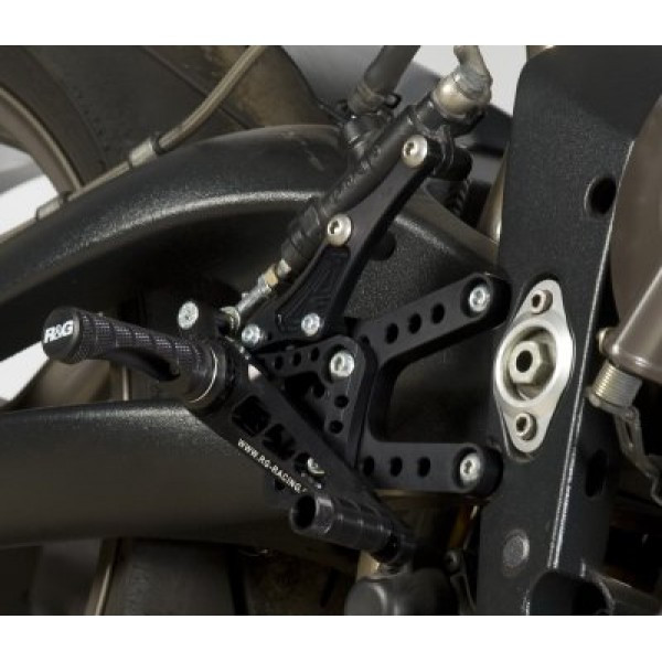 R&G Racing Road & Race Shift Pattern Adjustable Rearsets for Triumph Daytona 675 '08-'12 R&G Racing Road & Race Shift Pattern Adjustable Rearsets for Triumph Daytona 675 '08-'12