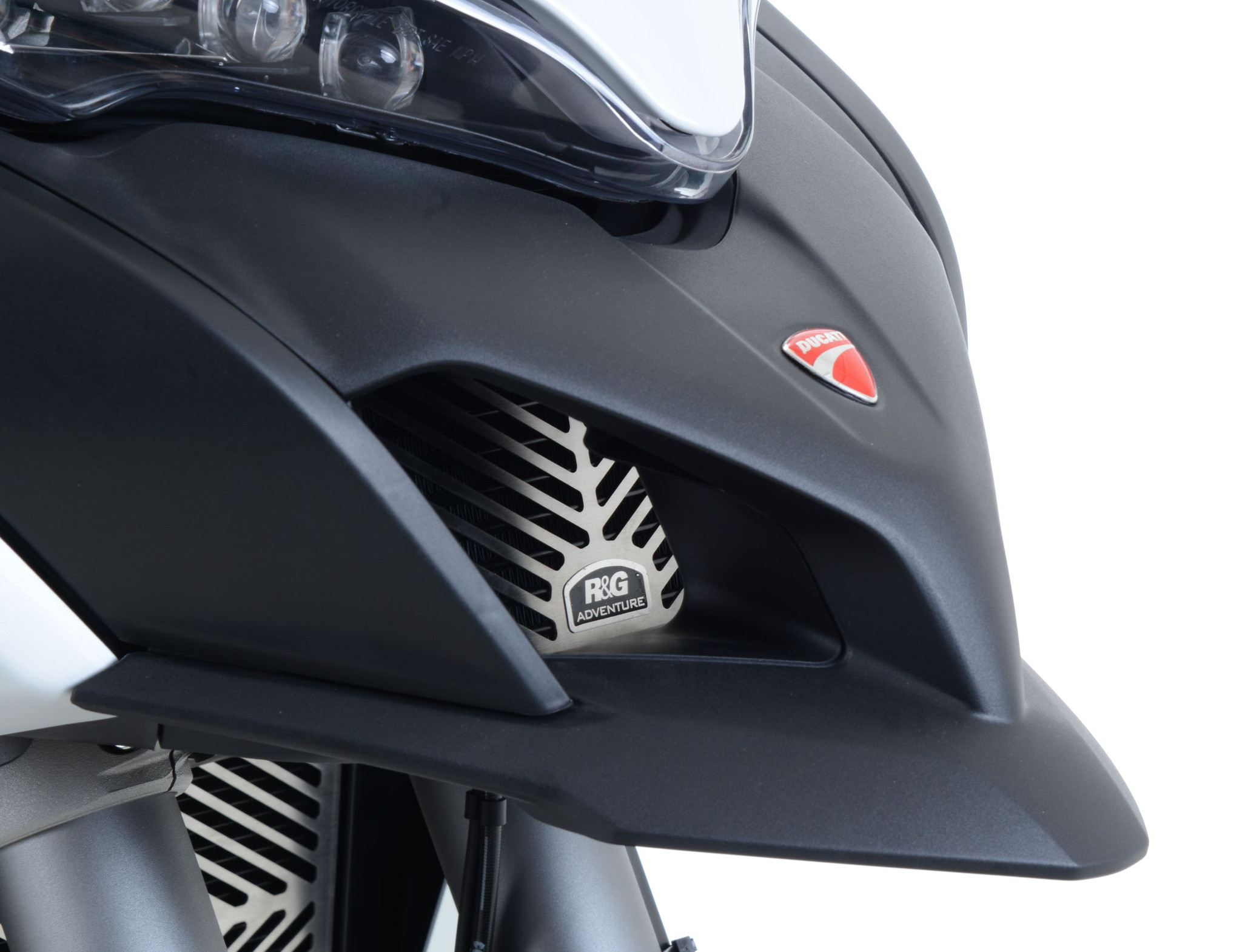 R&G Racing Stainless Steel Oil Cooler Guard Ducati MTS 1200 Multistrada '15-16 R&G Racing Stainless Steel Oil Cooler Guard Ducati MTS 1200 Multistrada '15-16