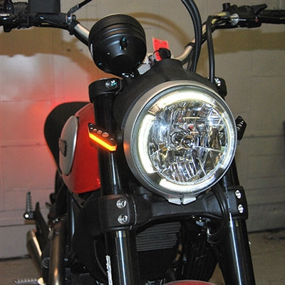 New Rage Cycles (NRC) Front Turn Signals for the Ducati Scrambler (15-22) New Rage Cycles (NRC) Front Turn Signals for the Ducati Scrambler (15-22)