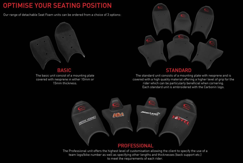 CARBONIN DETACHABLE SEAT FOAM BASE FOR APRILIA RSV4 (2009-14) CARBONIN DETACHABLE SEAT FOAM BASE FOR APRILIA RSV4 (2009-14)