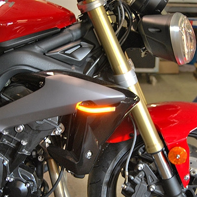 New Rage Cycles (NRC) Triumph Street Triple Front Turn Signals | 2013-Present New Rage Cycles (NRC) Triumph Street Triple Front Turn Signals | 2013-Present