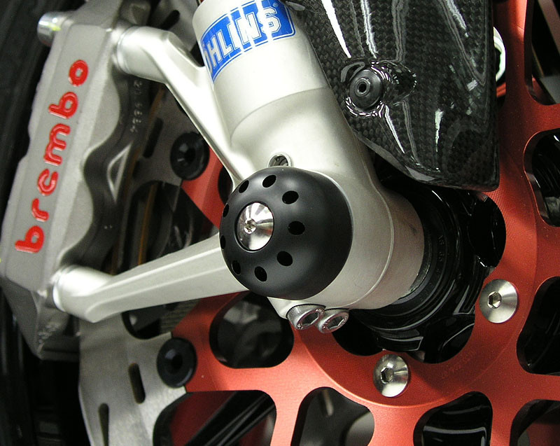 Motocorse Titanium and Delrin Front axle Slider for Ducati's with Larger Axle Motocorse Titanium and Delrin Front axle Slider for Ducati's with Larger Axle