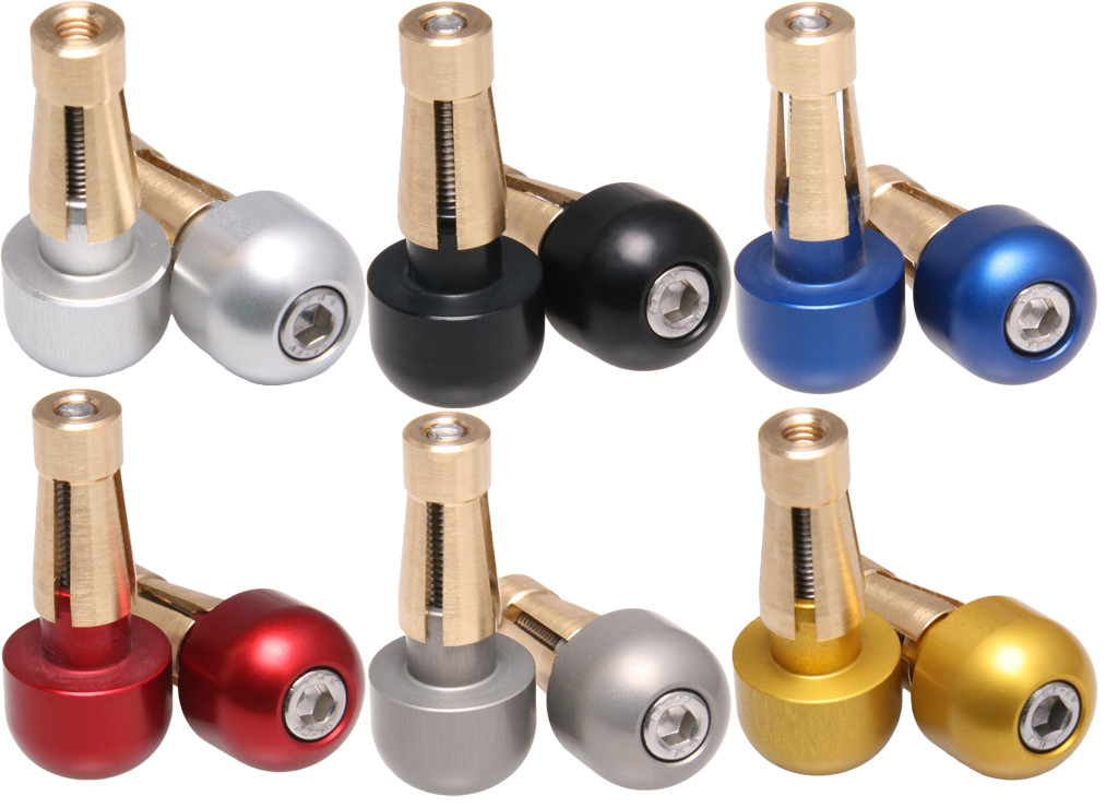 Oberon Small Aluminum Weighted Bar Ends (7/8in / 22mm bar) Oberon Small Aluminum Weighted Bar Ends (7/8in / 22mm bar)