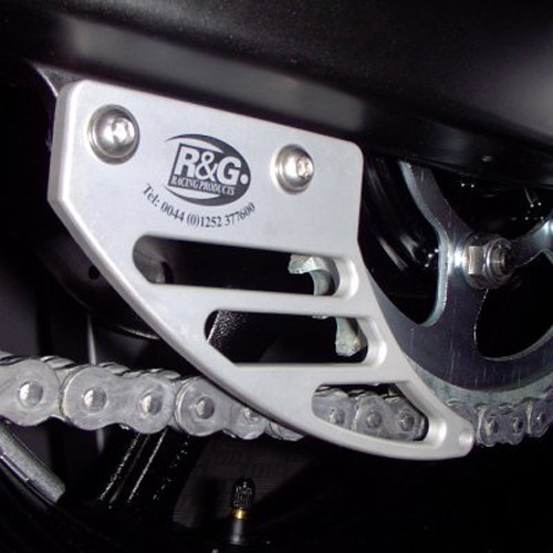 R&G Racing Silver Toe Chain Guard for Triumph Daytona 675 '06-'12 Street Triple '08-'12 Street Triple R '08-'12 & Yamaha YZF R6 '03-'05 R&G Racing Silver Toe Chain Guard for Triumph Daytona 675 '06-'12 Street Triple '08-'12 Street Triple R '08-'12 & Yamaha YZF R6 '03-'05