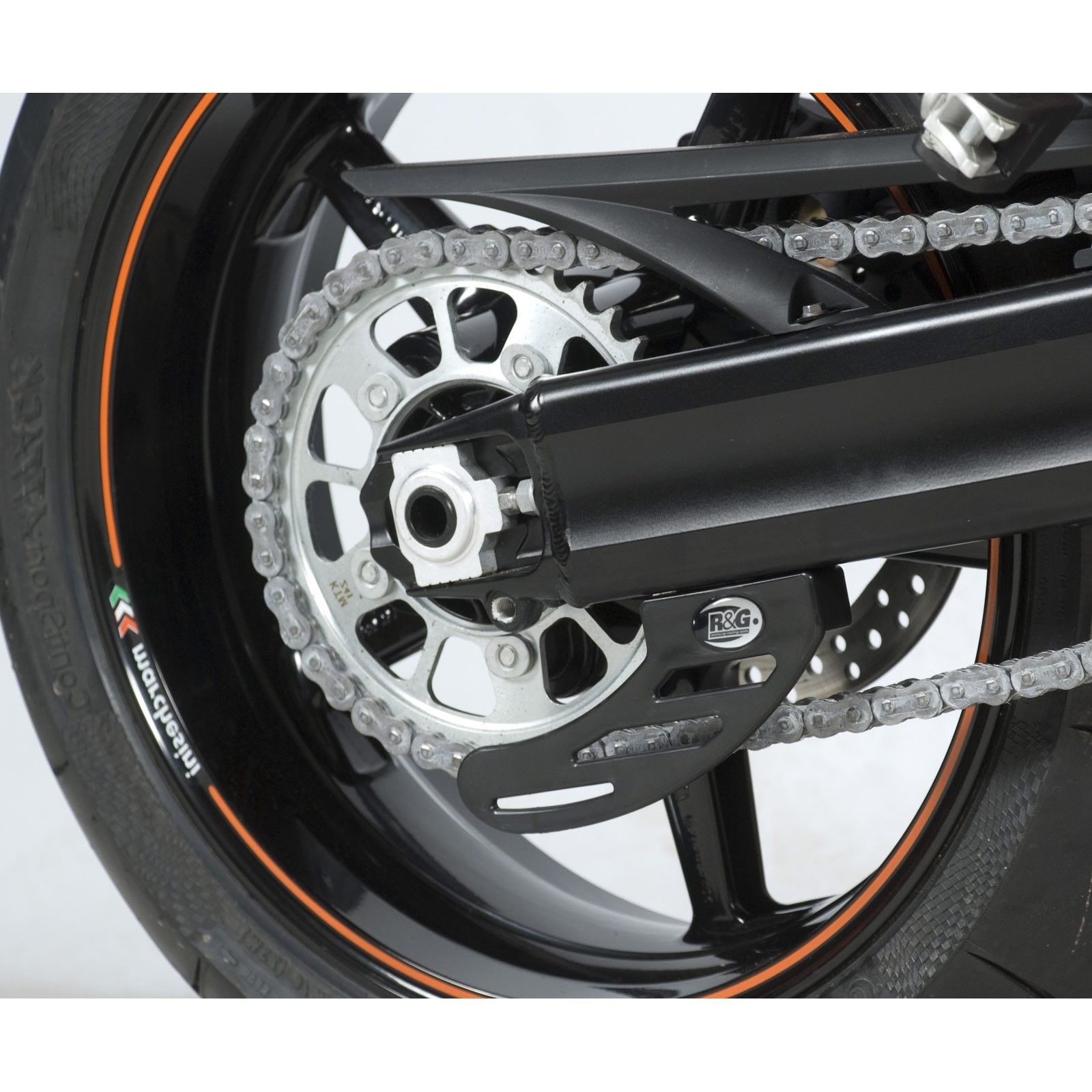 R&G Racing Toe Chain Guard for Husqvarna TR650 Strada '13 BMW F650GS '08-'12 F700GS '13-'17 F800GS '08-'17 & F800R '09-'17 R&G Racing Toe Chain Guard for Husqvarna TR650 Strada '13 BMW F650GS '08-'12 F700GS '13-'17 F800GS '08-'17 & F800R '09-'17