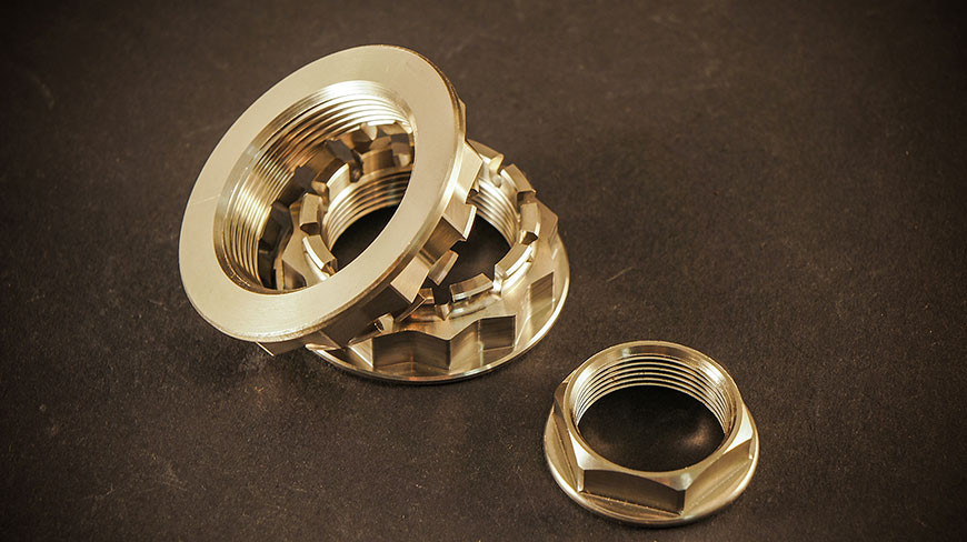 AEM FACTORY - FRONT TITANIUM AXLE NUT DUCATI AND MV AGUSTA (SMALL) AEM FACTORY - FRONT TITANIUM AXLE NUT DUCATI AND MV AGUSTA (SMALL)