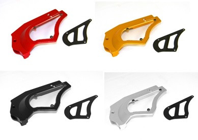 DBK Special Parts (Ducabike) Sprocket Cover w/ Plexiglass & Carbon Fiber Inserts for Ducati Hypermotard 821/939 DBK Special Parts (Ducabike) Sprocket Cover w/ Plexiglass & Carbon Fiber Inserts for Ducati Hypermotard 821/939