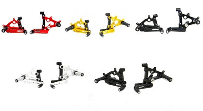 DBK Special Parts (Ducabike) Type 2 Adjustable Rearsets for the Ducati Panigale 1299 Panigale 1199 Superleggera Panigale 959 and Panigale 899 DBK Special Parts (Ducabike) Type 2 Adjustable Rearsets for the Ducati Panigale 1299 Panigale 1199 Superleggera Panigale 959 and Panigale 899