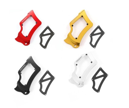 DBK Special Parts (Ducabike) Sprocket Cover w/ Plexiglass & Carbon Fiber Inserts for Ducati DBK Special Parts (Ducabike) Sprocket Cover w/ Plexiglass & Carbon Fiber Inserts for Ducati