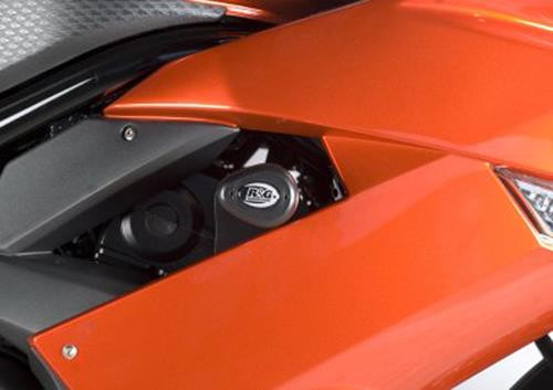 R&G Racing 'No Cut' Frame Sliders for Kawasaki Ninja 650R Faired '09-'11 Aero Style R&G Racing 'No Cut' Frame Sliders for Kawasaki Ninja 650R Faired '09-'11 Aero Style