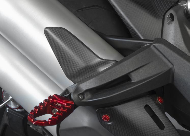 CNC Racing Carbon Fiber Right Heel Guard for Ducati Monster 1200 / S CNC Racing Carbon Fiber Right Heel Guard for Ducati Monster 1200 / S