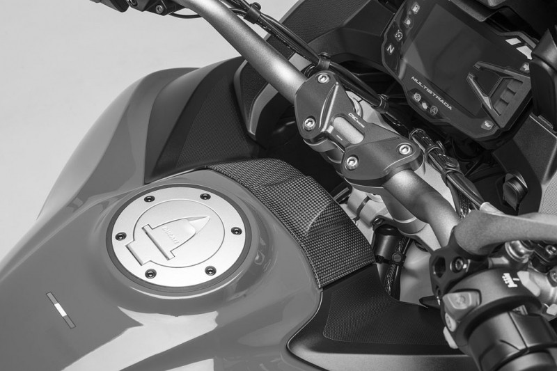 CNC Racing Carbon Fiber Hands Free Receiver Cover for 2015+ Multistrada 1200 CNC Racing Carbon Fiber Hands Free Receiver Cover for 2015+ Multistrada 1200