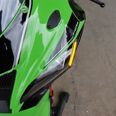 New Rage Cycles (NRC) 2016+ Kawasaki ZX-10R Front Turn signal Kit New Rage Cycles (NRC) 2016+ Kawasaki ZX-10R Front Turn signal Kit
