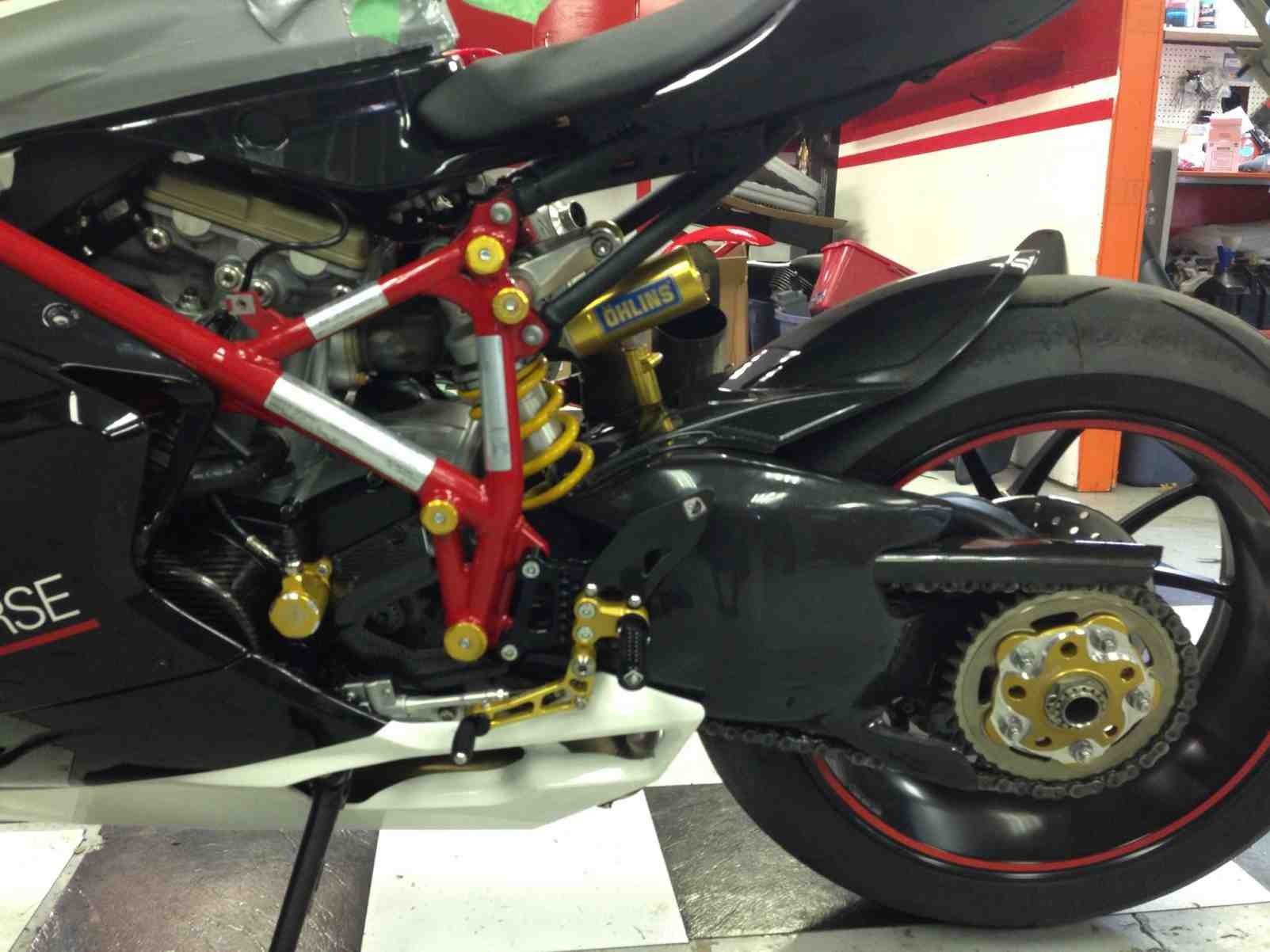 Ducabike SP Adjustable Rearsets for the Ducati 848/1098/1198