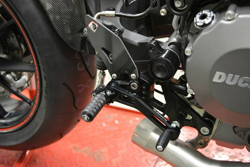 Ducabike Adjustable Rearsets for the Ducati Monster 696/796/1100