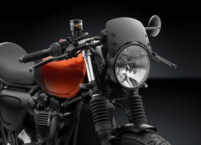 Rizoma Headlight Fairing Adapter For Cf011 For The Triumph Thruxton Speed Twin 1200 R Zth061b