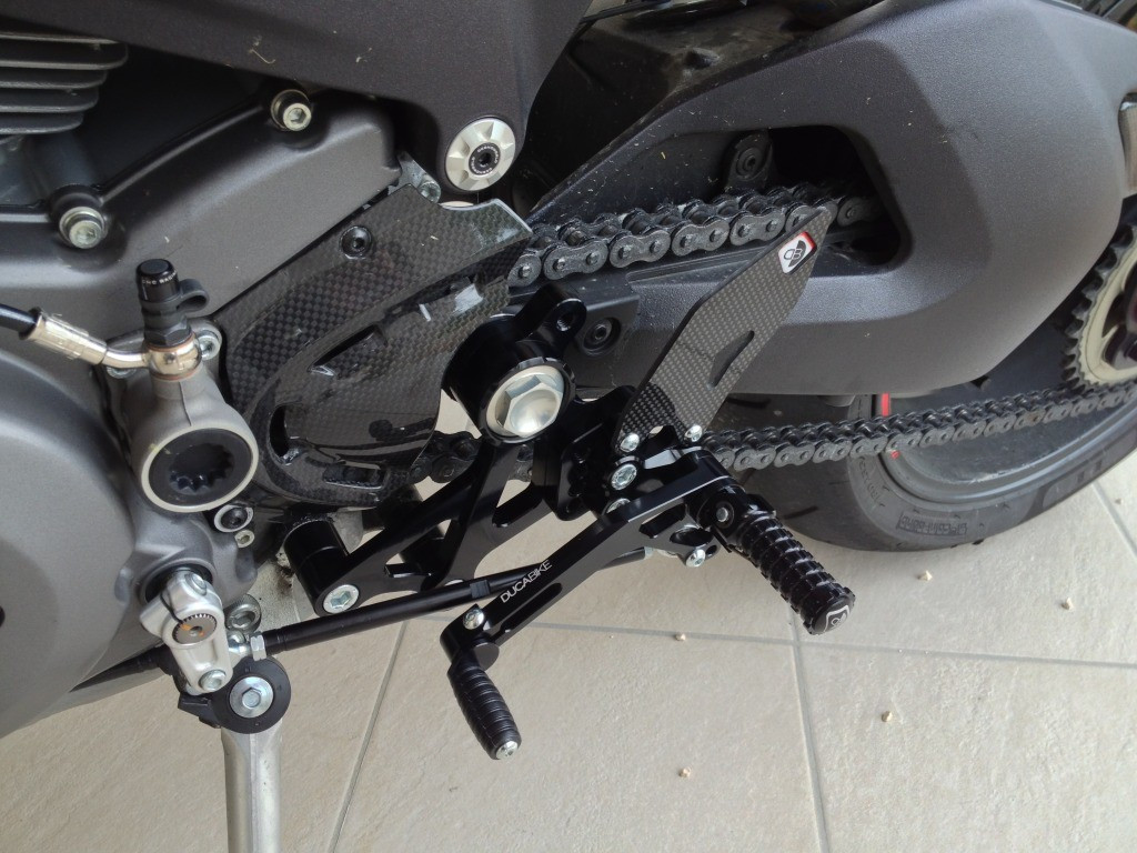 Ducabike Adjustable Rearsets for the Ducati Monster 696/796/1100