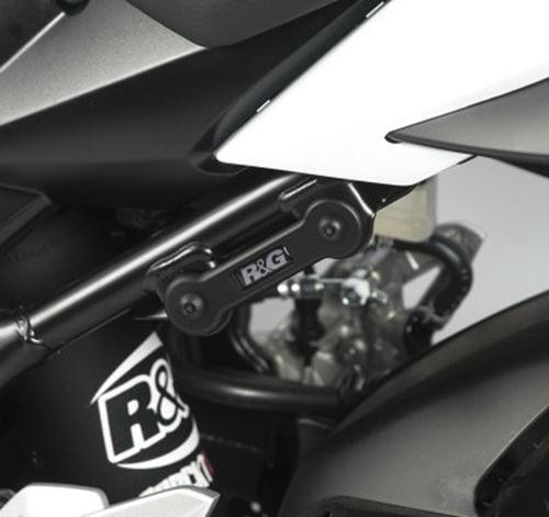 R&G Racing passenger foot rest blanking plate for Suzuki GSX-R750 '11-'14 R&G Racing passenger foot rest blanking plate for Suzuki GSX-R750 '11-'14