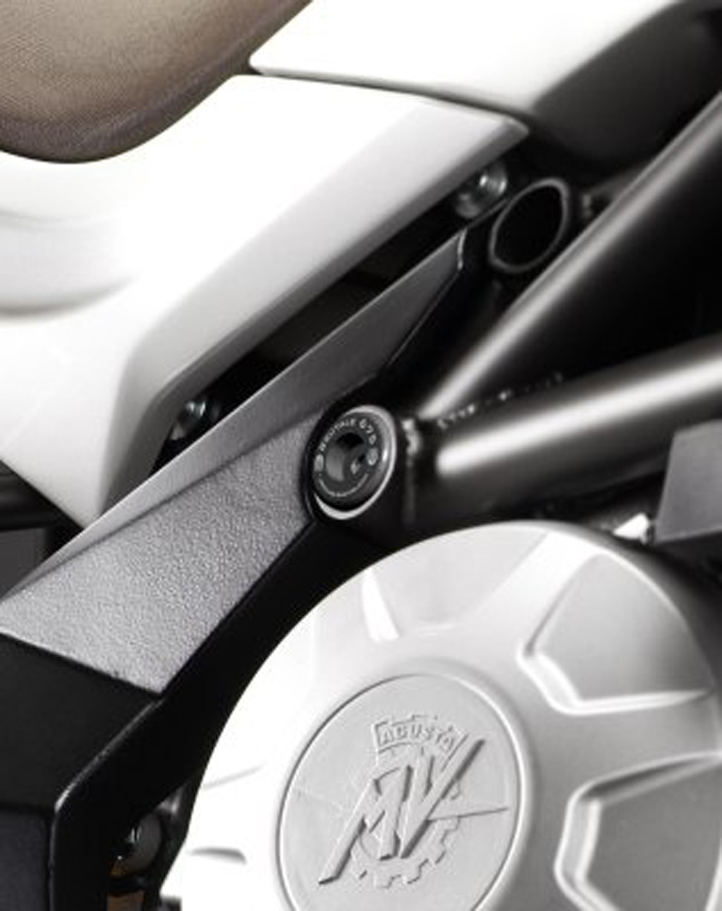 R&G Racing Left Side Lower Trellis Frame Insert for MV Agusta Brutale 675 '12-'15 & Brutale 800 '12-'15 R&G Racing Left Side Lower Trellis Frame Insert for MV Agusta Brutale 675 '12-'15 & Brutale 800 '12-'15