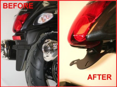 R&G Racing Tail Tidy fender eliminator kit for Suzuki Hayabusa GSX1300R '08-'15 R&G Racing Tail Tidy fender eliminator kit for Suzuki Hayabusa GSX1300R '08-'15