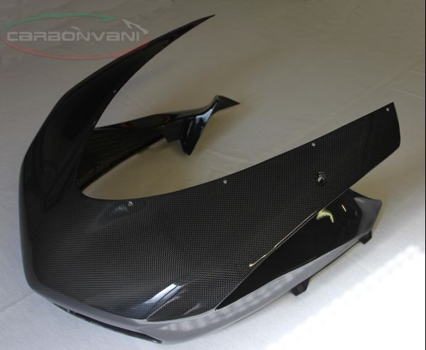 CARBONVANI - DUCATI 848 / 1098 & 1198 CARBON FIBER SBK HEADLIGHT FAIRING WITH SIDE AIR VENT (RACING) (2007-13) CARBONVANI - DUCATI 848 / 1098 & 1198 CARBON FIBER SBK HEADLIGHT FAIRING WITH SIDE AIR VENT (RACING) (2007-13)