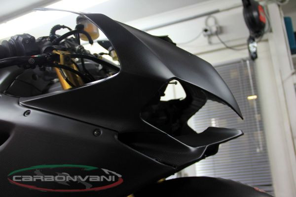 CARBONVANI - DUCATI 1199/899 PANIGALE CARBON FIBER HEADLIGHT FAIRING - ROAD VERSION CARBONVANI - DUCATI 1199/899 PANIGALE CARBON FIBER HEADLIGHT FAIRING - ROAD VERSION