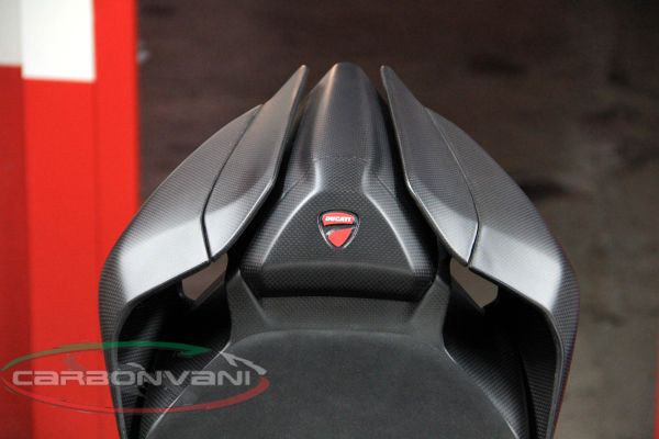 Bruce & Shark Rear Tail Solo Seat Cover Cowl Fairing For 15-18 Ducati 959 1299 Panigale Carbon 