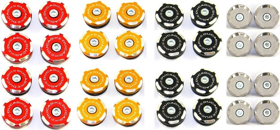 DBK Special Parts (Ducabike) Contrast Cut Frame Plug Kit for the Ducati Diavel DBK Special Parts (Ducabike) Contrast Cut Frame Plug Kit for the Ducati Diavel