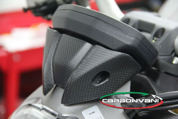 CARBONVANI - DUCATI MONSTER 821 / 1200 CARBON FIBER INSTRUMENT COVER CARBONVANI - DUCATI MONSTER 821 / 1200 CARBON FIBER INSTRUMENT COVER