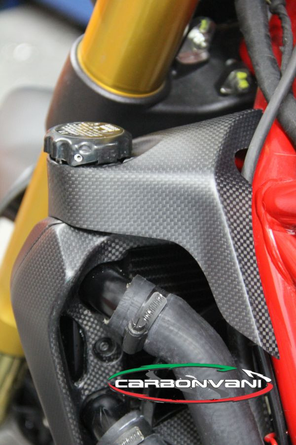 CARBONVANI - DUCATI MONSTER 1200R CARBON FIBER WATER COOLER CAP PROTECTION CARBONVANI - DUCATI MONSTER 1200R CARBON FIBER WATER COOLER CAP PROTECTION