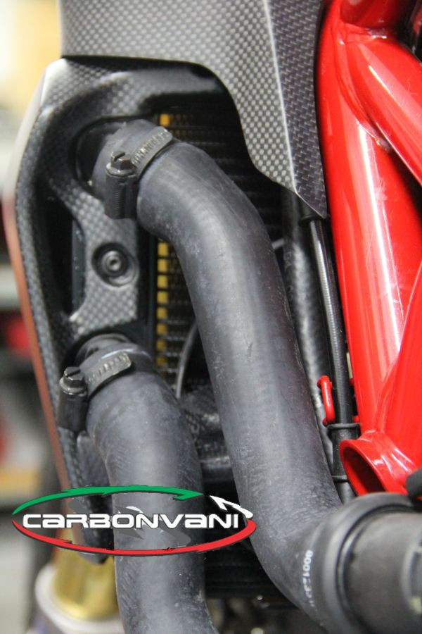 CARBONVANI - DUCATI MONSTER 821 / 1200 CARBON FIBER WATER COOLER VENT COVER - LEFT CARBONVANI - DUCATI MONSTER 821 / 1200 CARBON FIBER WATER COOLER VENT COVER - LEFT