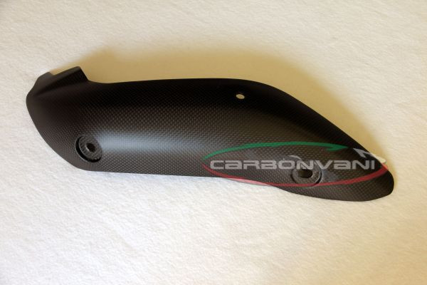 CARBONVANI - DUCATI 2017+ MONSTER 821 / 1200 CARBON FIBER EXHAUST COLLECTOR GUARD A CARBONVANI - DUCATI 2017+ MONSTER 821 / 1200 CARBON FIBER EXHAUST COLLECTOR GUARD A