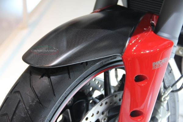 CARBONVANI - DUCATI MULTISTRADA 1200 CARBON FIBER FRONT MUDGUARD / RED for 2010-2014 CARBONVANI - DUCATI MULTISTRADA 1200 CARBON FIBER FRONT MUDGUARD / RED for 2010-2014