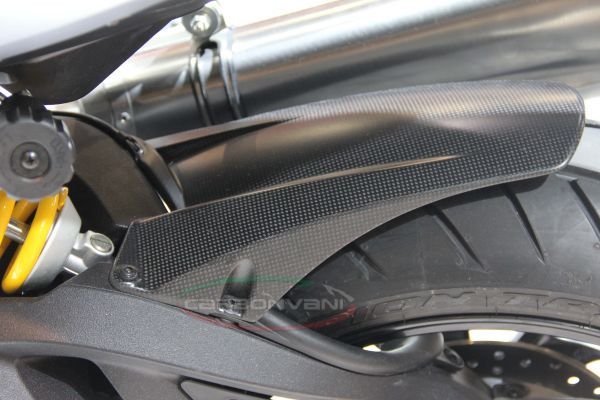 CARBONVANI - DUCATI MULTISTRADA 1200 CARBON FIBER REAR MUDGUARD - SHORT for 2010-2014 CARBONVANI - DUCATI MULTISTRADA 1200 CARBON FIBER REAR MUDGUARD - SHORT for 2010-2014