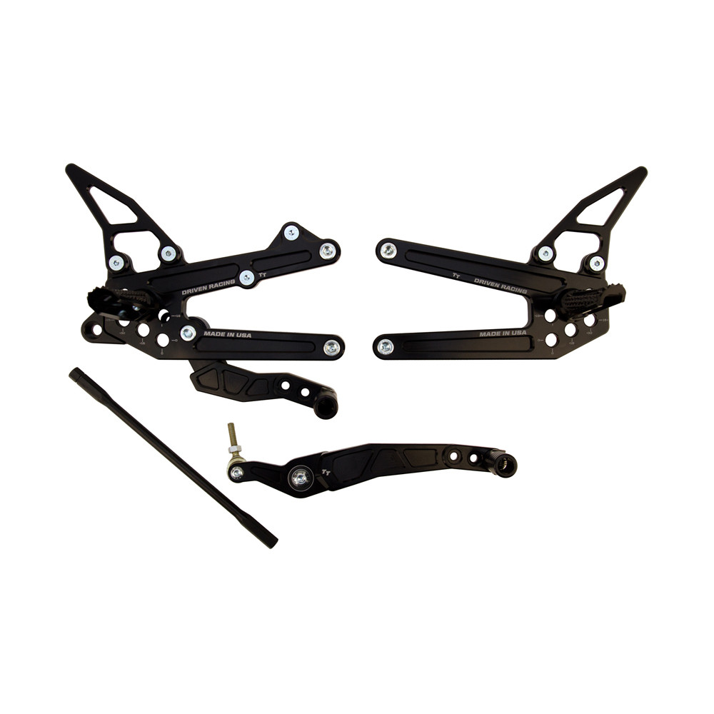 Driven TT Rearsets for the Yamaha R6