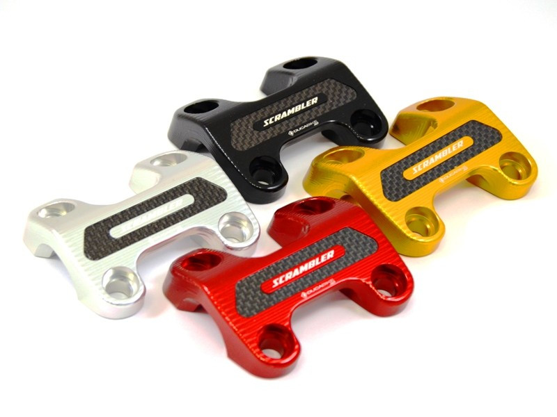 DBK Special Parts (Ducabike) Billet Handlebar Clamp for the Ducati Scrambler - 28mm ( 1 1/18 inch) Handlebar DBK Special Parts (Ducabike) Billet Handlebar Clamp for the Ducati Scrambler - 28mm ( 1 1/18 inch) Handlebar