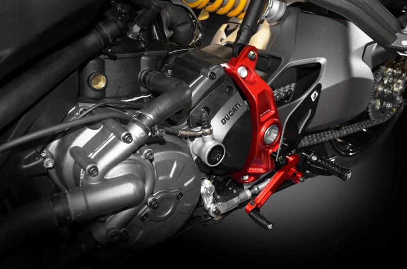 Ducabike Adjustable Rider Rearsets for the 2017+ Ducati Monster 1200